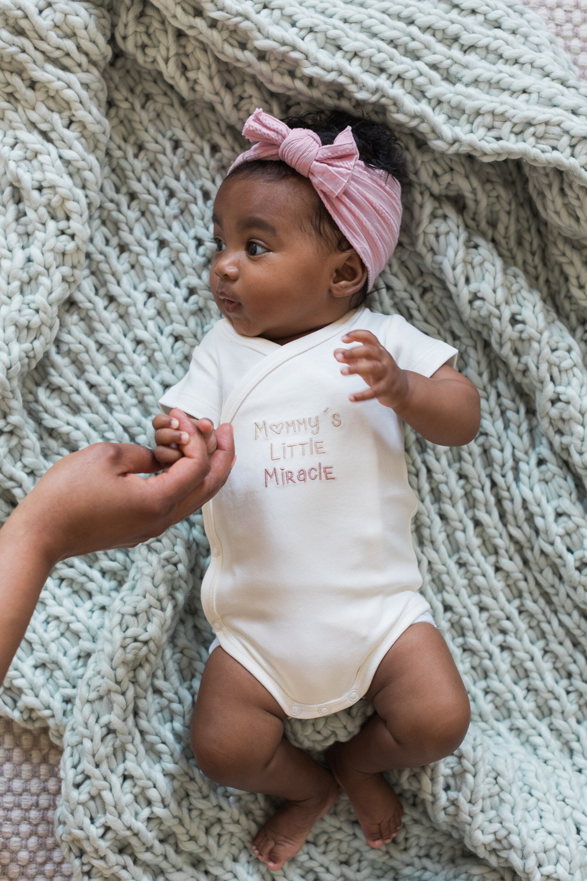 Mommy's Little Miracle Crossbody Onesie