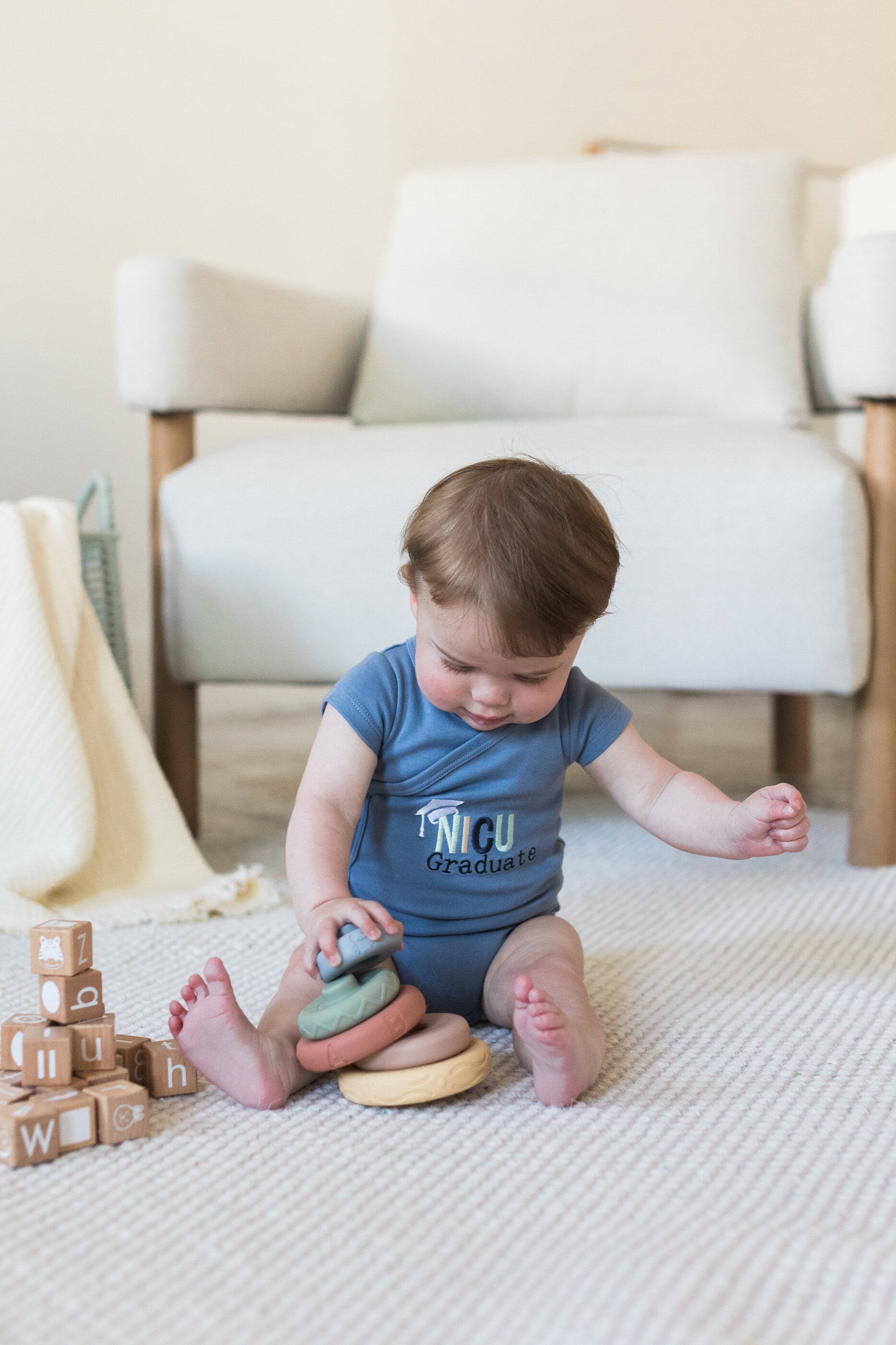 NICU Grad Crossbody Onesie